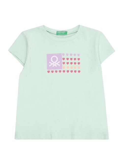 UNITED COLORS OF BENETTON Bluser & t-shirts  pastelgrøn / lilla / abrikos / pink