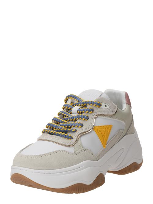 GUESS Sneaker low 'HAPYY'  gul / greige / hvid