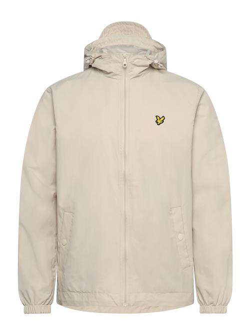 Zip Through Hooded Jacket Lyle & Scott Cream