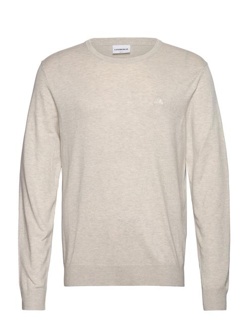 Ecovero L/S O-Neck Knit Lindbergh Cream