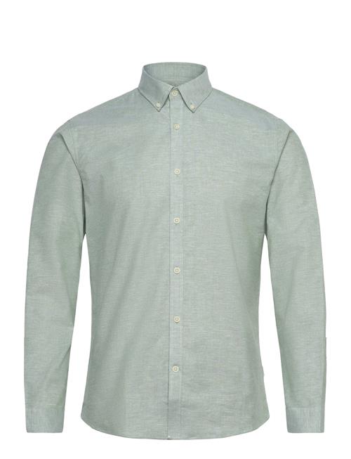 Yarn Dyed Oxford Superflex Shirt L/Yarn Dyed Oxford Superflex Shirt L/S Lindbergh Green