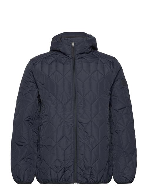 Puffer Jacket With Hood Lindbergh Navy