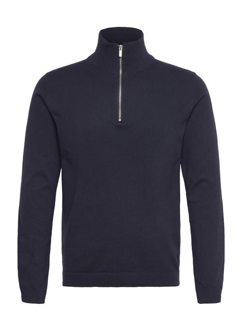 100 Recycle Knit Half Zip Lindbergh Navy