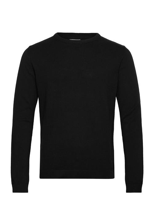 100 Recycle Knit Round Neck Lindbergh Black