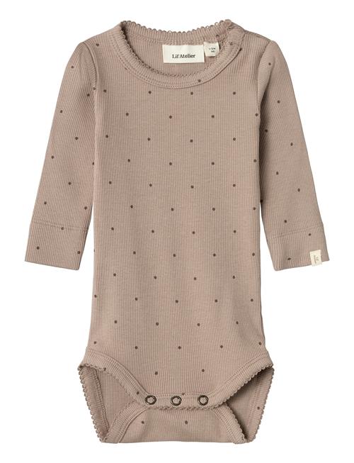 Nbfgago Kos Ls Slim Body Lil Lil'Atelier Brown