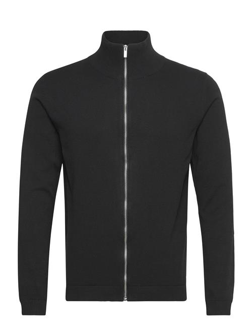 100 Recycle Knit Full Zip Lindbergh Black