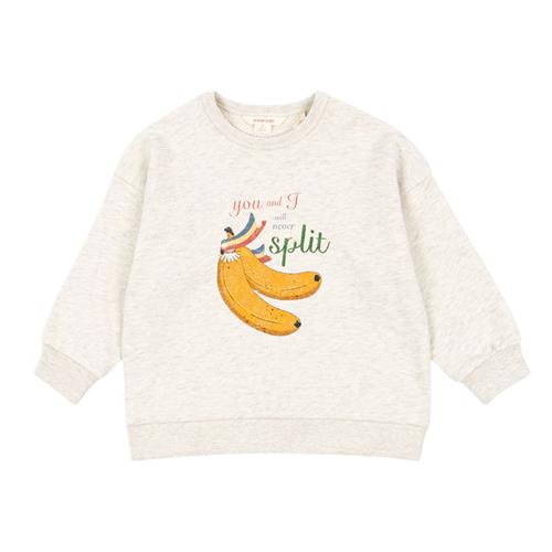 Konges Sløjd GOTS Loupy Lou Sweatshirt Off White Melange |  | 12 months