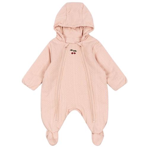 Konges Sløjd Minna Polstret Onesie Cameo Rose 9 months  Lyserød  9 måneder  kvinde
