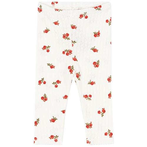 Konges Sløjd GOTS Minnie Leggings Rose Red | Hvid | 5-6 years