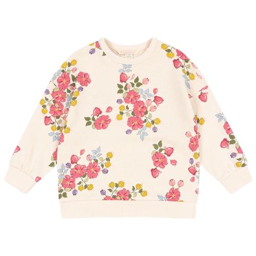 Konges Sløjd GOTS Loupy Lou Sweatshirt Fleuri 3 Y  Creme  3 år  kvinde