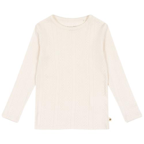 Konges Sløjd GOTS Minna Langærmet Top Antique White 18 months  Creme  18 måneder  kvinde