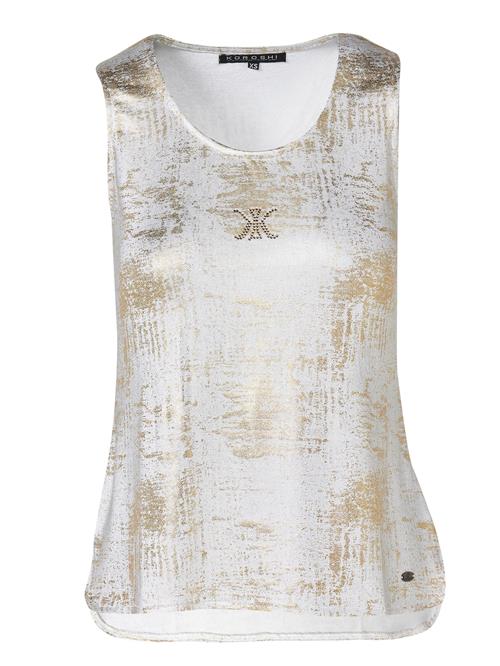 KOROSHI Overdel  guld / offwhite