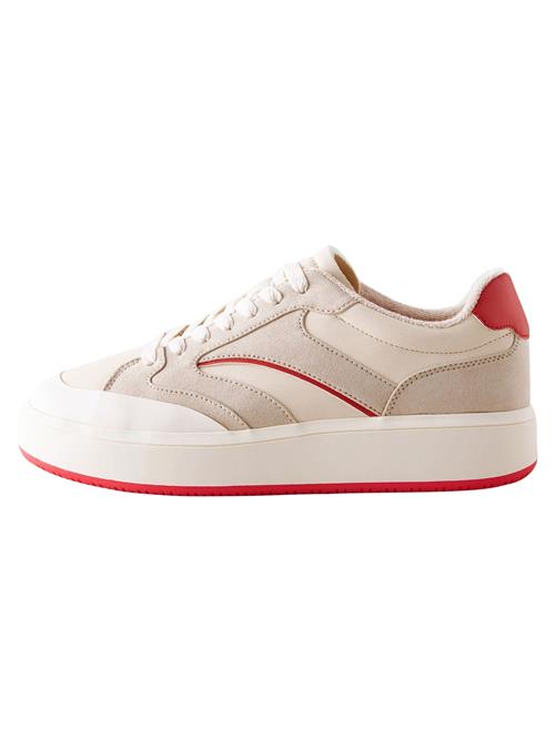 Next Sneaker low 'Forever Comfort'  beige / rød / naturhvid