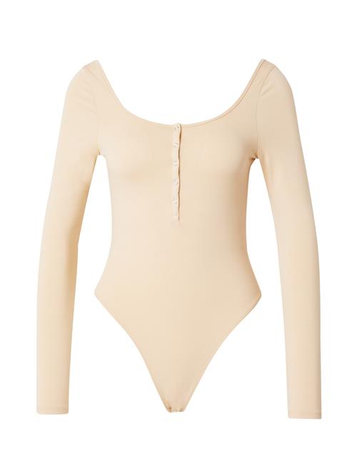 Se Monki Shirtbody 'MICHELLE'  lysebeige ved About You