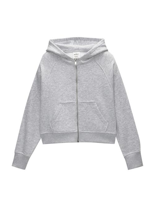 Pull&Bear Sweatjakke  lysegrå