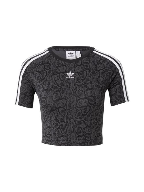 ADIDAS ORIGINALS Shirts 'SNAKE BABY'  mørkegrå / sort / hvid