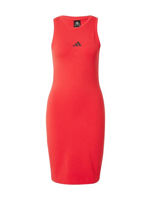 ADIDAS SPORTSWEAR Kjole  rød / sort