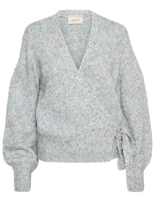 Kiaracr Knit Wrap Blousen Cream Grey