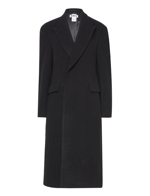 Double Breasted Wool Coat Hope Black