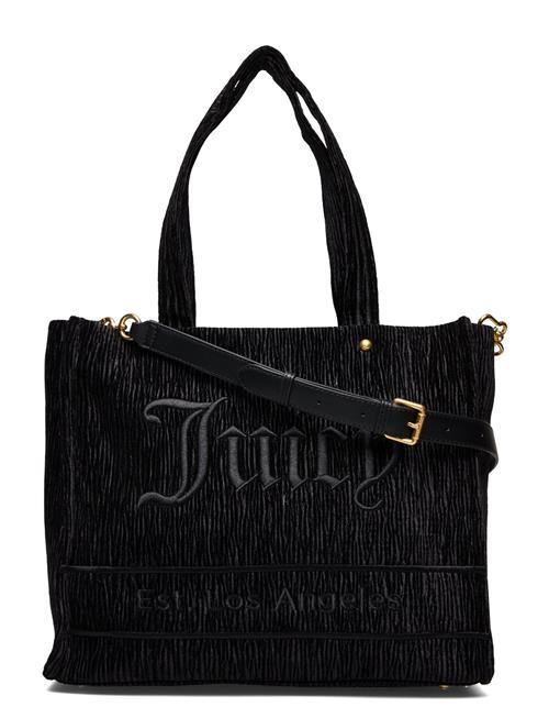 Iris Crinkled Velvet Large Shopping Juicy Couture Black