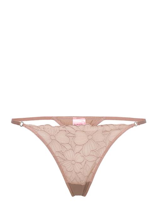 Se Anya Hl String Tr Hunkemöller Beige ved Booztlet