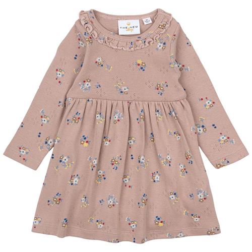 The New Siblings GOTS Nicole Pointelle Bodydress Adobe Rose 56 cm  Lyserød  56 cm  kvinde