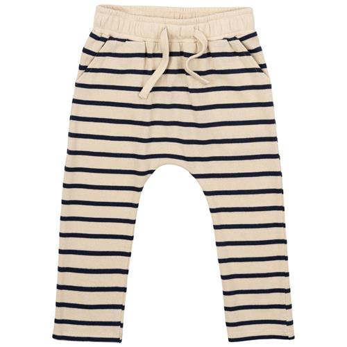 The New Siblings GOTS Nat Uni Bukser Mood Indigo Striped | Marine blå | 104 cm