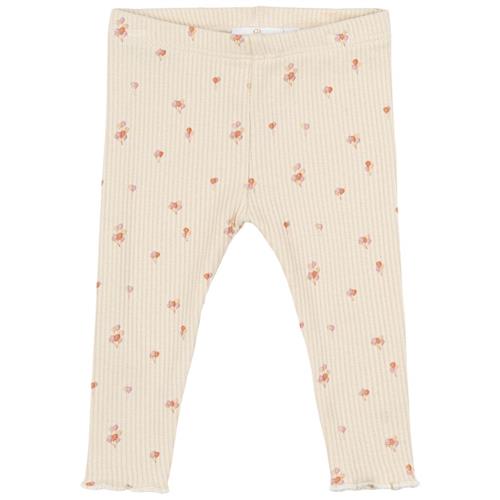 The New Siblings GOTS Noella Rib-leggings White Swan |  | 68 cm