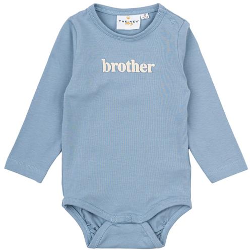 The New Siblings GOTS Nolan Body Ashley Blue 68 cm  Blå  68 cm  mand