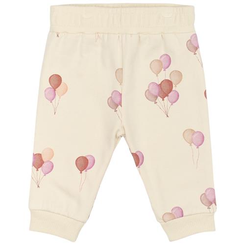 The New Siblings GOTS Nola Joggingbukser White Swan 56 cm  Creme  56 cm  kvinde