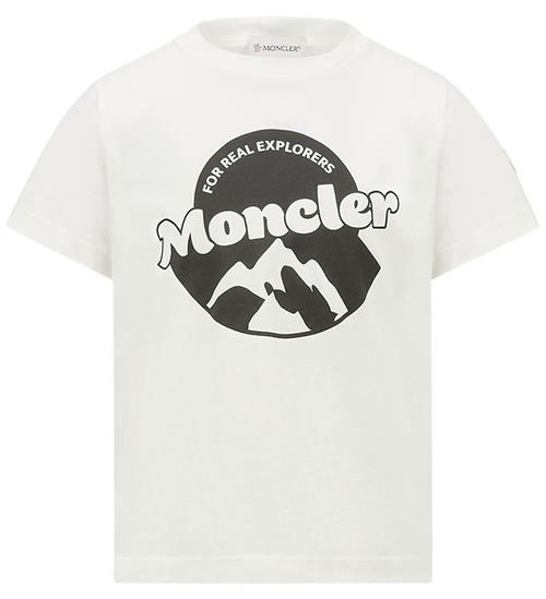 Moncler T-shirt - Hvid m. Print