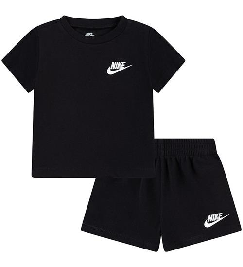 Nike Shortssæt - T-shirt/Shorts - Sort