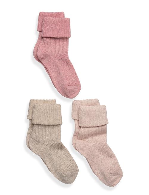 Ida Glitter Socks - 3-Pack Mp Denmark Pink