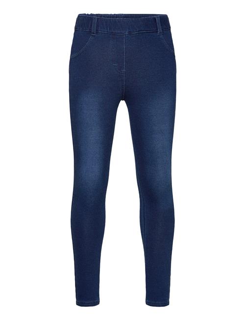 Fleece Denim Trousers For Girl Boboli Navy