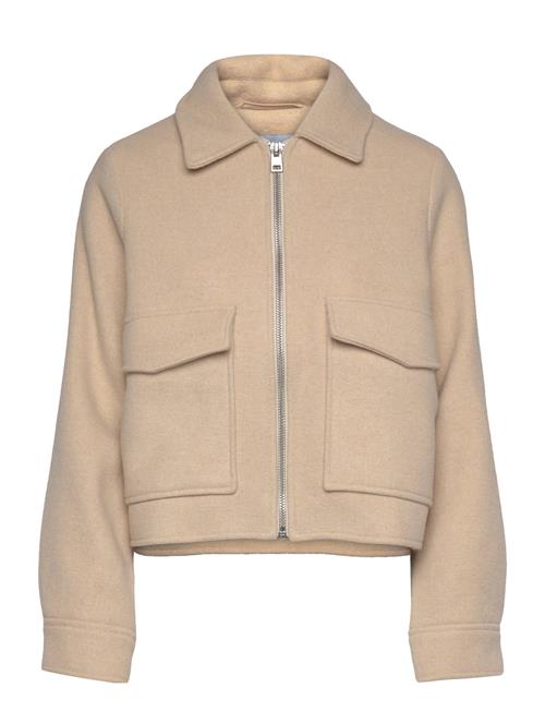 Msfreja Short Wool Jacket Minus Beige