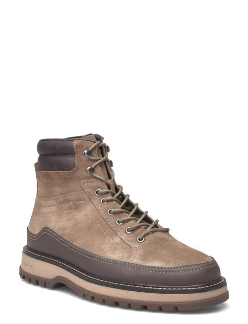 Se Clafton Mid Boot GANT Beige ved Booztlet