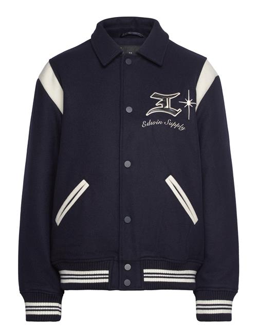 Campus Jacket-Sky Captain Edwin Black