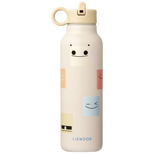 Liewood Falk Vandflaske Smiley Sandy | Beige | 0