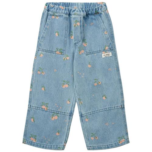 Liewood Cesar Denim-bukser Peach Light Blue Denim 128 cm  Blå  128 cm  kvinde