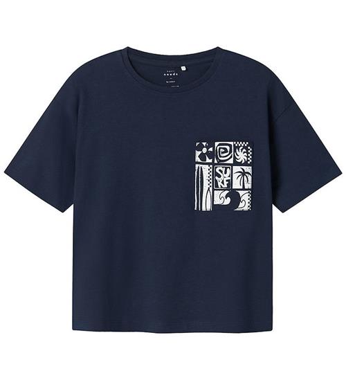 Se Name It Name it T-shirt - NkmVilian - Navy Blazer/Surf ved KidsWorld