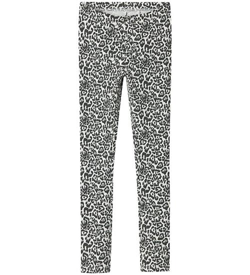 Name It Name it Leggings - NkfVivian - Light Grey Melange/Leo