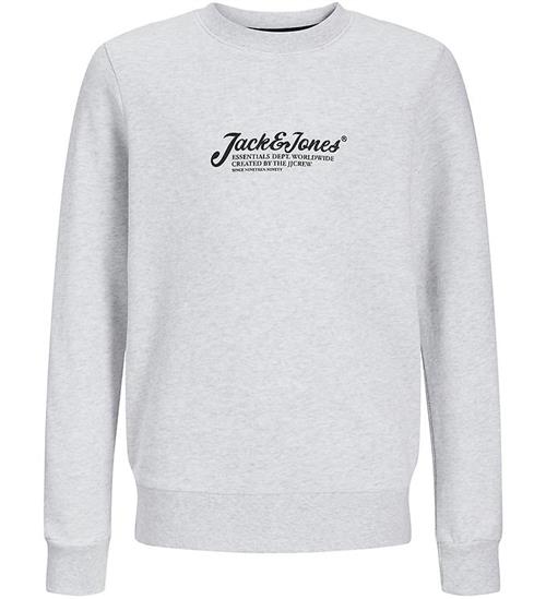 Jack & Jones Sweatshirt - JjBeau - White Melange