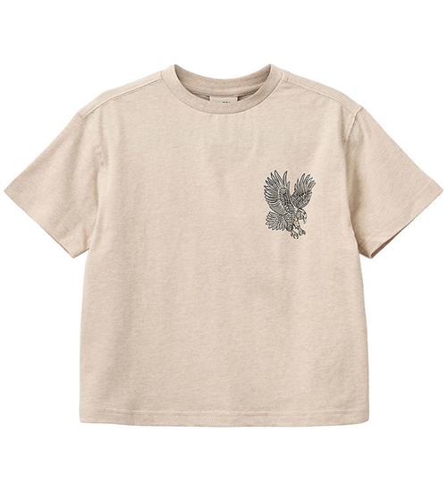 Sofie Schnoor T-shirt - Barrysk - Beige Melange