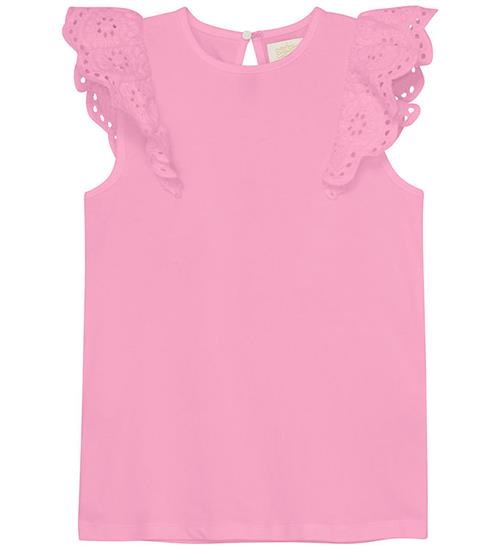 Creamie Top - Lace - Rosebloom m. Hulmønster