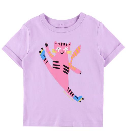 Stella McCartney Kids T-shirt - Lilla m. Kat