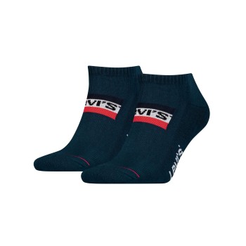 Levis Strømper 2P Sportswear Logo Low Cut Sock Marineblå Str 39/42