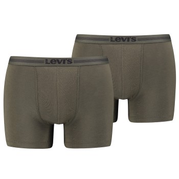 Levis 2P Tencel Boxer Brief Khaki lyocell Small Herre