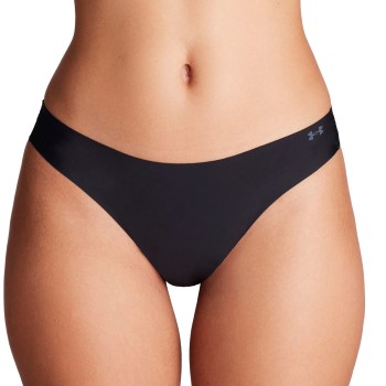 Under Armour Trusser 3P Pure Stretch Invisible Thong Sort Large Dame