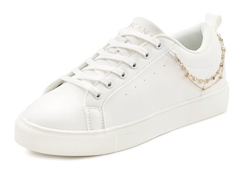 LASCANA Sneaker low  guld / hvid