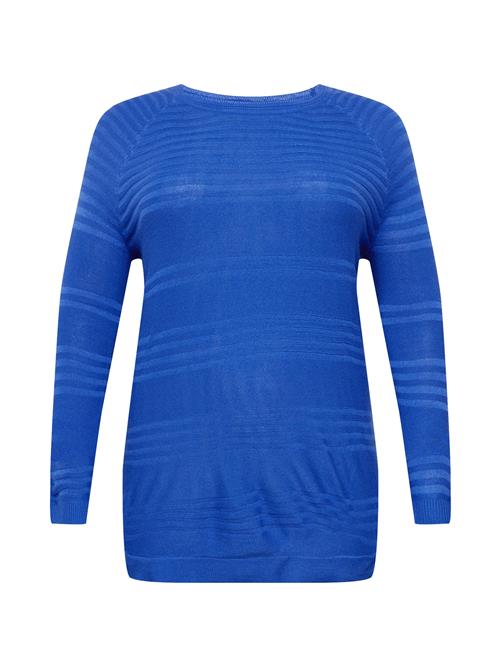 ONLY Carmakoma Pullover 'NEWAIRPLAIN'  blå